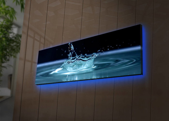 Wallity Lienzo Decorativo Iluminado con LEDs Multicolor 30 x 90 cm Wallity Lienzo Decorativo Iluminado con LEDs Multicolor 30 x 90 cm